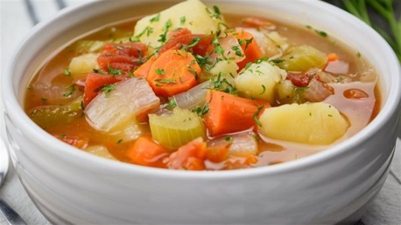 شوربة الخضار مقوية