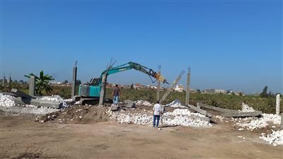 إزالة 91 حالة تعد على 21362 مترا مربعا بـ11 مركز بالبحيرة 