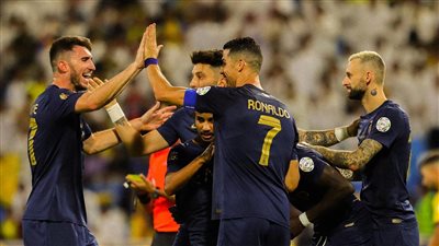 الدوري السعودي، النصر يتقدم بهدف نظيف على الأخدود في الشوط الأول 