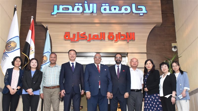جانب من استقبال الوفد