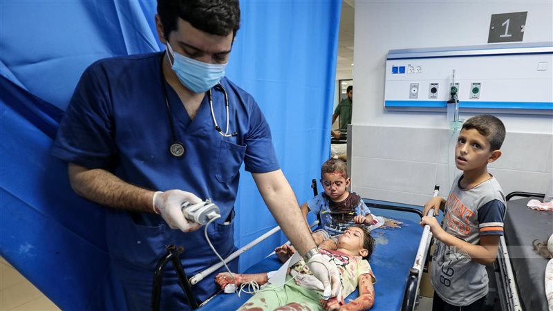 مستشفيات غزة، فيتو