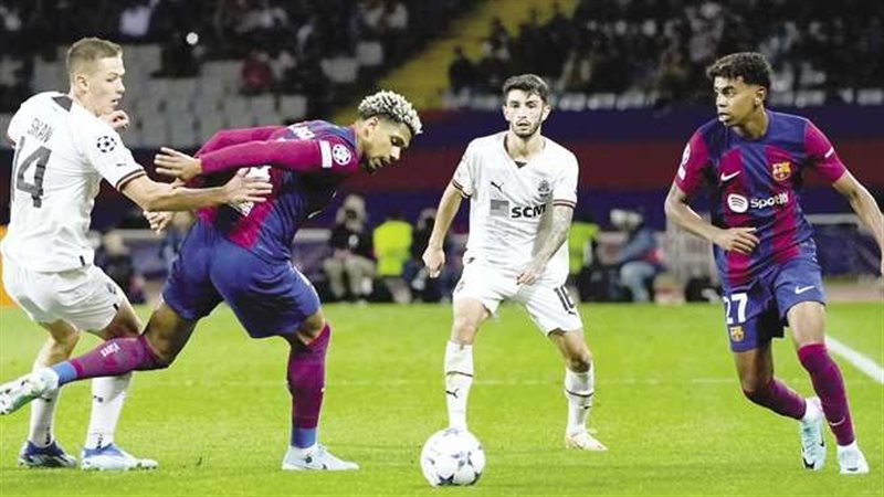 مباراة برشلونة وشاختار