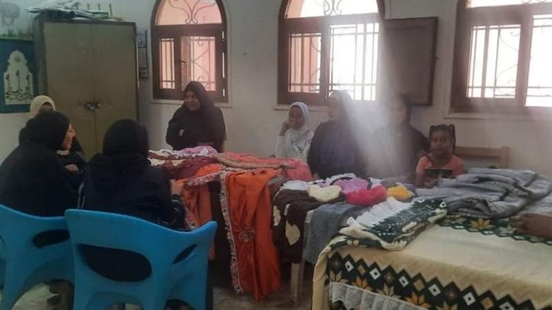 جانب من تنفيذ الورشة،فيتو