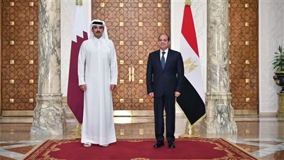  السيسي وتميم يتوافقان على ضرورة تحرك المجتمع الدولي لمواجهة الانتهاك الإسرائيلي الفاضح