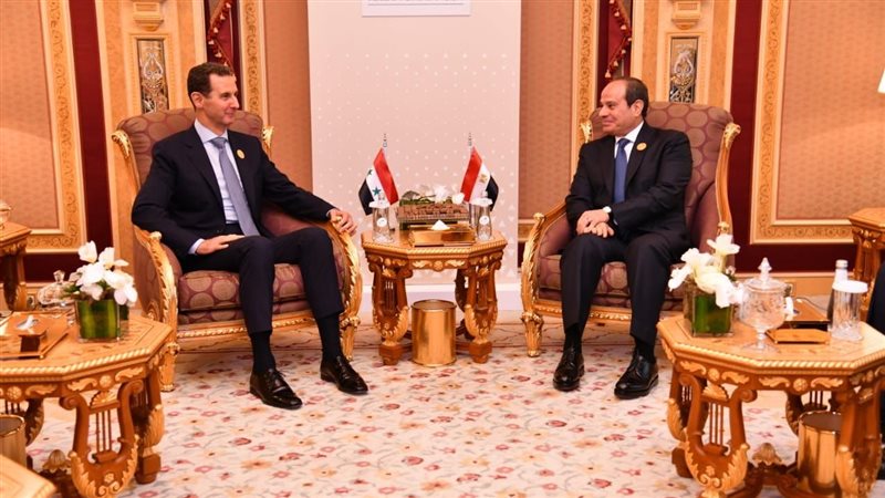الرئيس السيسي وبشار