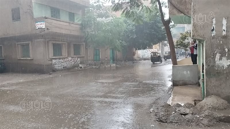 الامطار بالمنوفية،