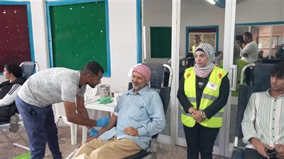 التبرع بـ 938 كيس دم لصالح فلسطين في مبادرة الشباب والرياضة ومجلس القبائل العربية 