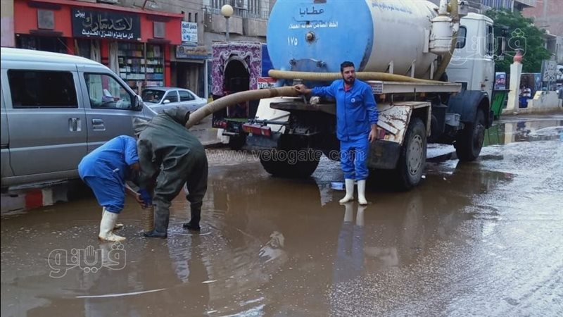 مياه بني سويف تدفع