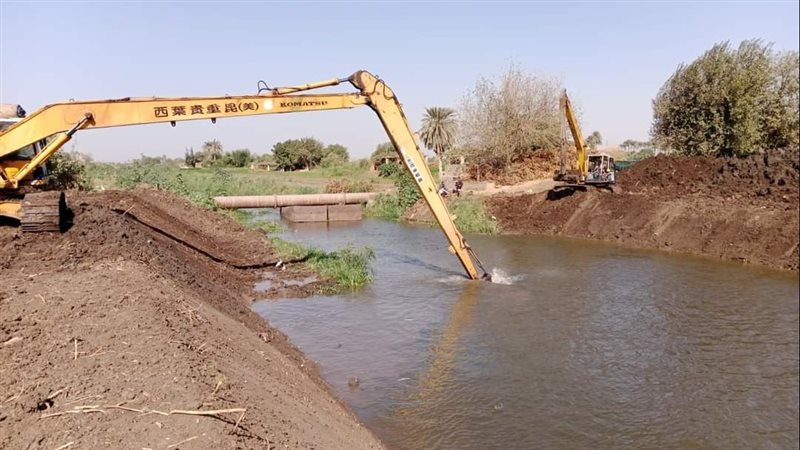 تطهير المصارف الزراعية،