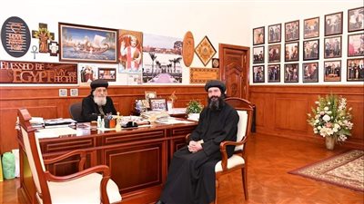 البابا تواضروس يتلقى تقريرا عن الخدمة في إيبارشية نيوجيرسي