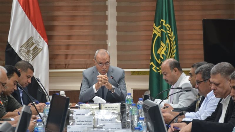 محافظ القليوبية خلال