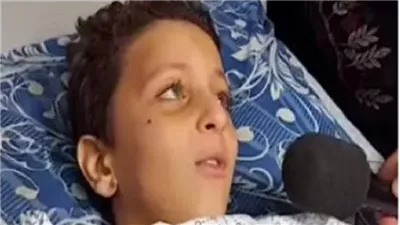 بعد مناشدة الرئيس السيسي، نقل الطفل الفلسطيني عبدالله كحيل للعلاج في معهد ناصر بالقاهرة