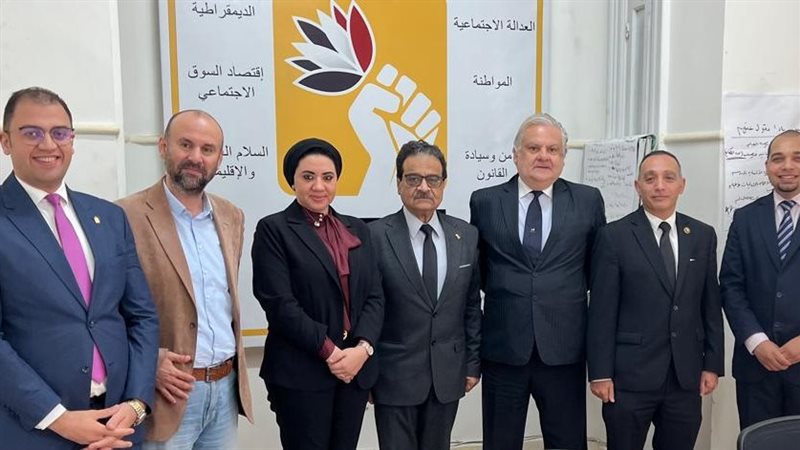 فريد زهران خلال استقبال