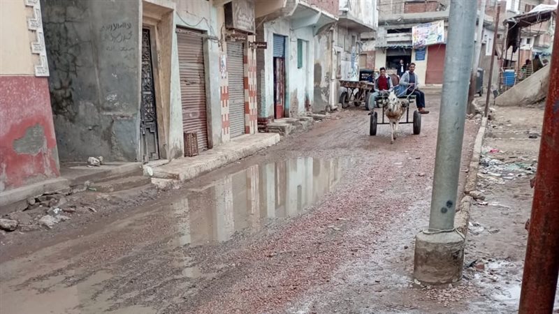 أمطار غزيرة بالبحيرة،