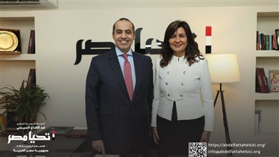 الحملة الرسمية للمرشح الرئاسي السيسي تستقبل السفيرة نبيلة مكرم