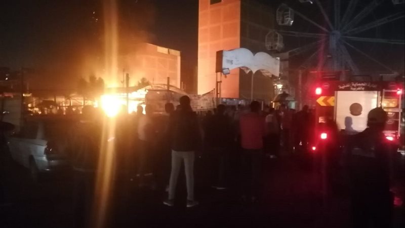 اندلاع حريق بمحول