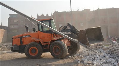 إزالة 994 حالة تعد على مساحة 66 فدانًا خلال شهر بالقليوبية