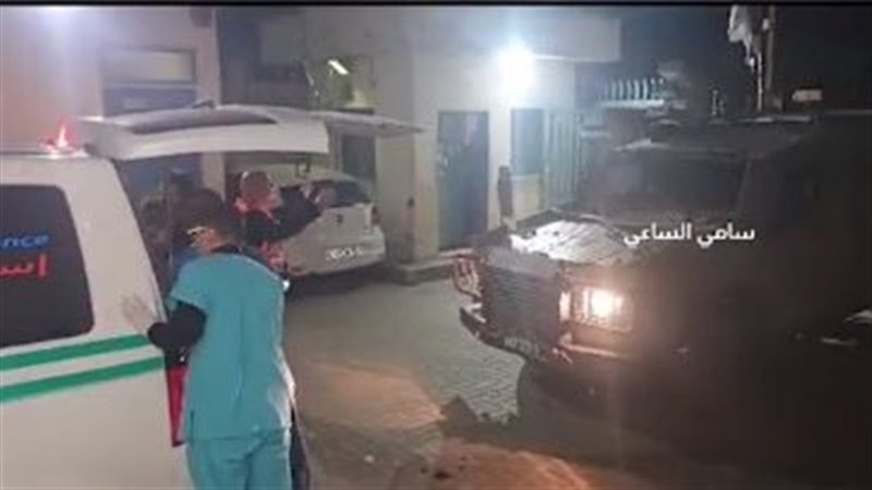 لحظة اعتقال مصاب