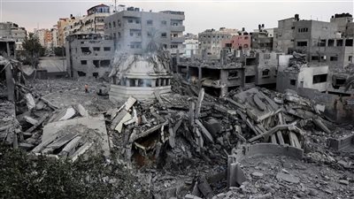 أكثر الحملات الجوية كثافة منذ الحرب العالمية الثانية.. العدوان الإسرائيلي على غزة يحول شمال القطاع إلى مدينة أشباح.. 1.7 مليون فلسطيني مشرد.. و45 % من المنازل مدمرة 