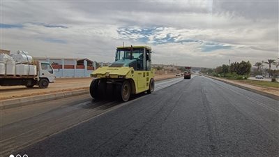 رئيس جهاز النوبارية الجديدة يتفقد أعمال تطوير طرق المدينة