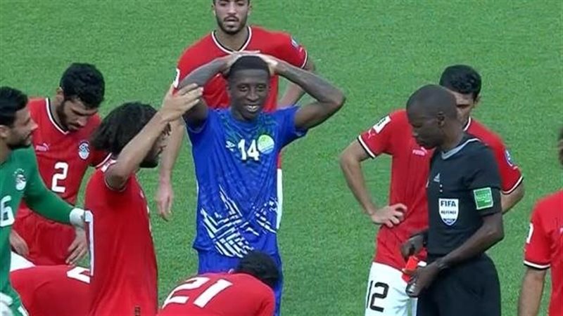 طرد لاعب سيراليون