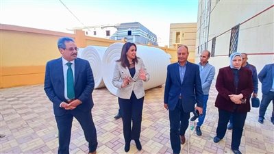 نائبة محافظ البحيرة تتفقد وحدة المرور والمدرسة الفكرية بالدلنجات (صور) 