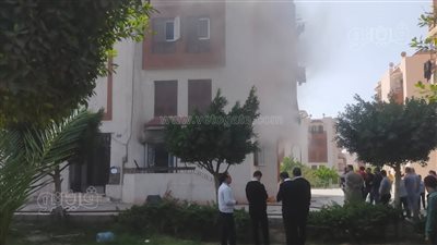 استعجال تقرير المعمل الجنائي لحريق عقار بالتجمع الثالث
