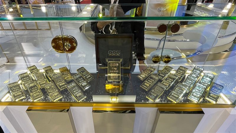 السبائك الذهبية بمعرض