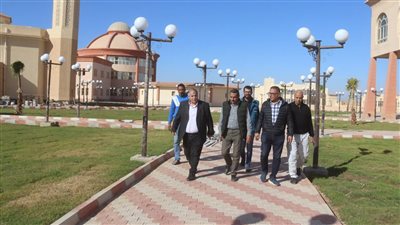 تفاصيل ومعدلات تنفيذ مشروع رياضي جديد بالعاشر من رمضان