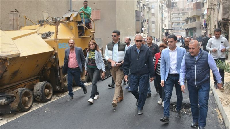 محافظ القليوبية خلال