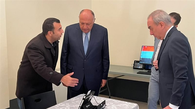 سامح شكرى وزير الخارجية،