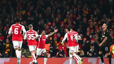 دوري أبطال أوروبا، أرسنال يتقدم 5-0 على لانس في الشوط الأول 