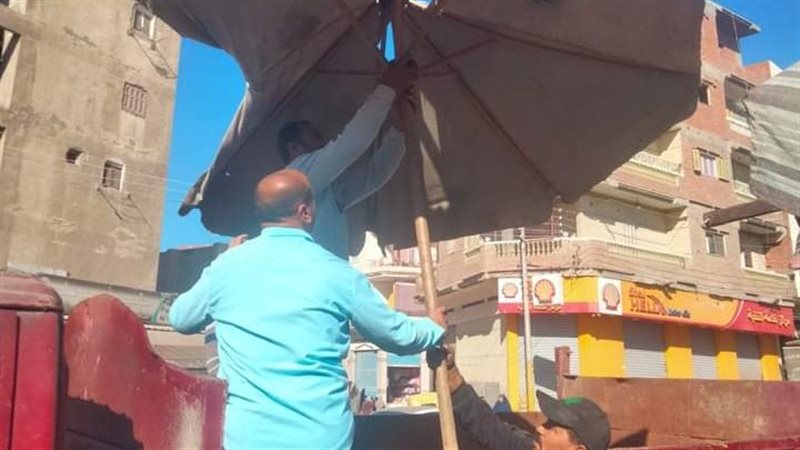 رفع إشغالات بالبحيرة،فيتو
