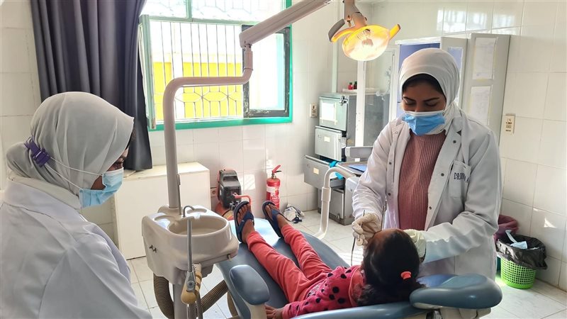 قافلة طبية بقرية