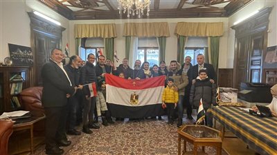 المصريون في السويد يتحدون الثلوج ويشاركون في الانتخابات الرئاسية (صور)