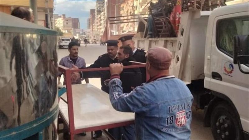رفع إشغالات بالبحيرة،