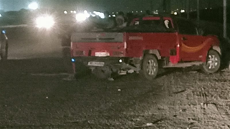 حادث تصادم بطريق