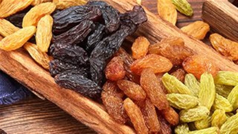 فوائد الزبيب، فيتو
