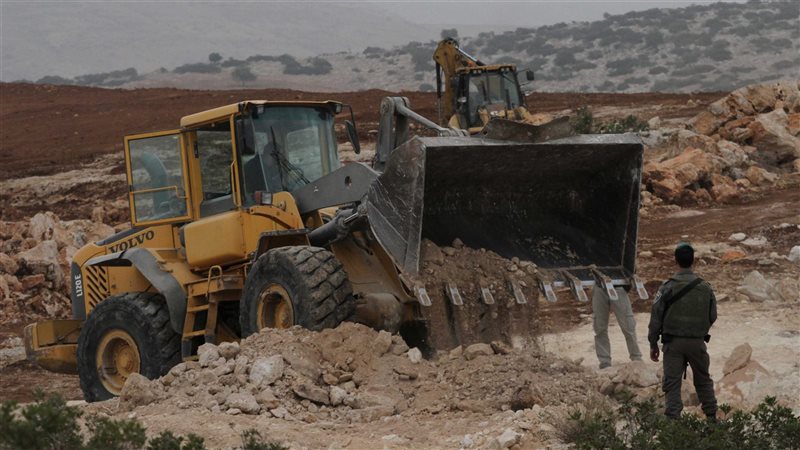 جرافات قوات الاحتلال،