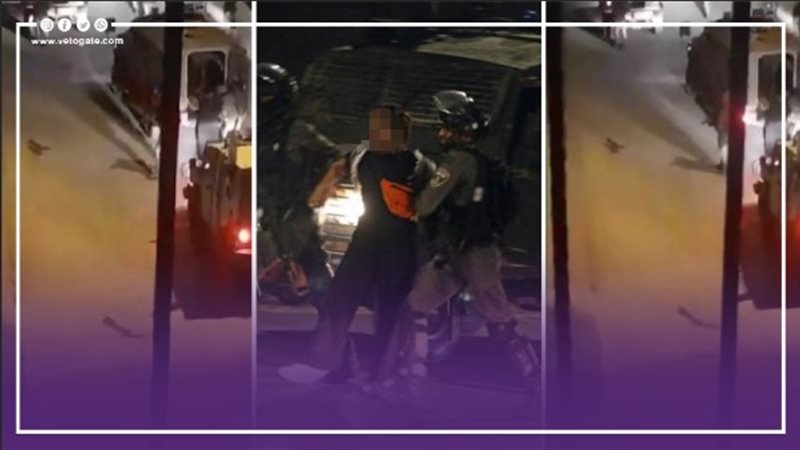 اعتقال فتاة فلسطينية،