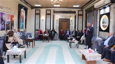 أندريه زكي يستقبل وفدًا من الكنيسة الإنجيلية بالولايات المتحدة