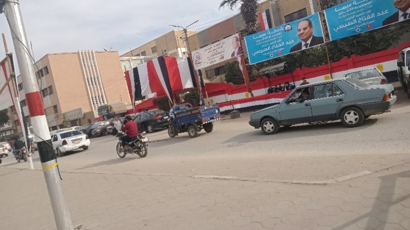الفيوم تزين مداخل