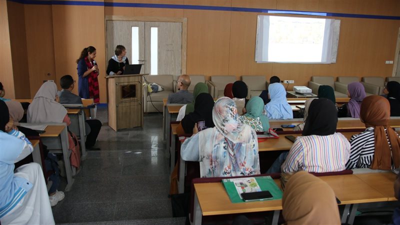 ورشة عمل بجامعة طيبة