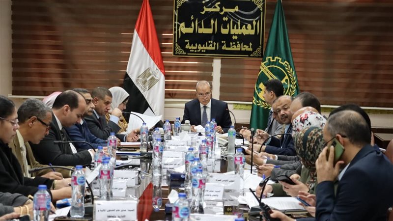 محافظ القليوبية خلال