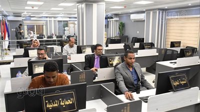 محافظ أسوان يتابع سير العملية الانتخابية 
