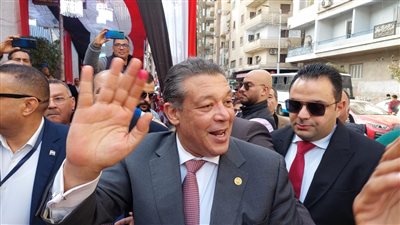 حازم عمر مرشح انتخابات الرئاسة يتفقد لجنة ابن لقمان في المنصورة (صور) 