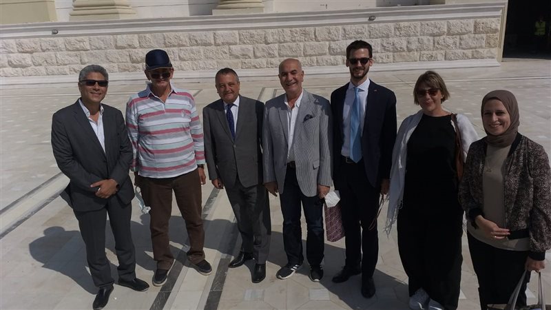 جانب من الزيارة