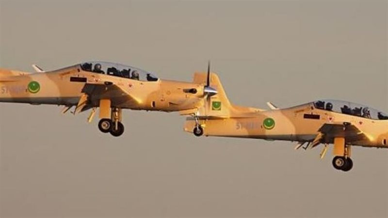 سقوط طائرة مجهولة