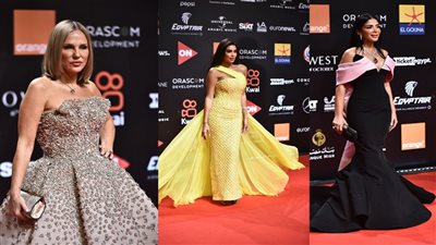 أبرزهم ياسمين صبري.. نجوم ونجمات ظهروا بمفردهم على السجادة الحمراء بافتتاح الجونة السينمائي | صور