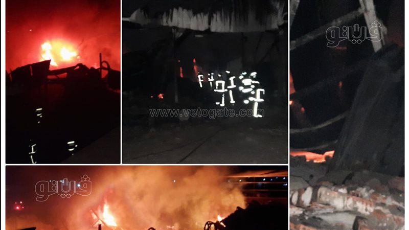 حريق مصنع الإسماعيلية